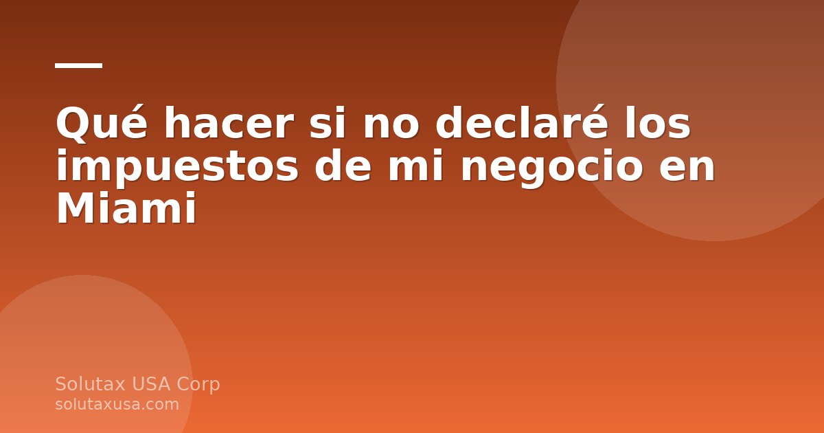 Dueño de negocio en Miami revisando documentos de impuestos pendientes con un especialista fiscal